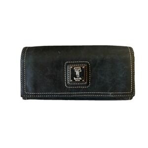 Tignanello Womens Clutch Wallet Leather Organizer‎ Classic Tons Of Card Holders